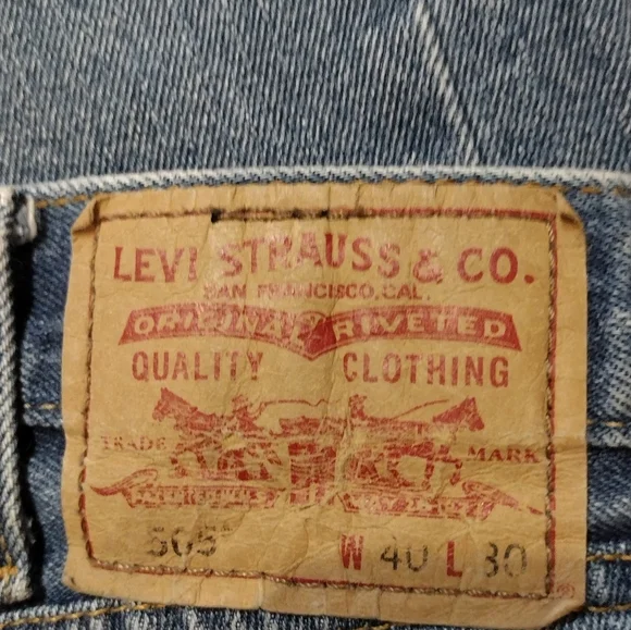 Levis 505 Straight Leg Mens jeans 40x30 - Picture 4 of 4
